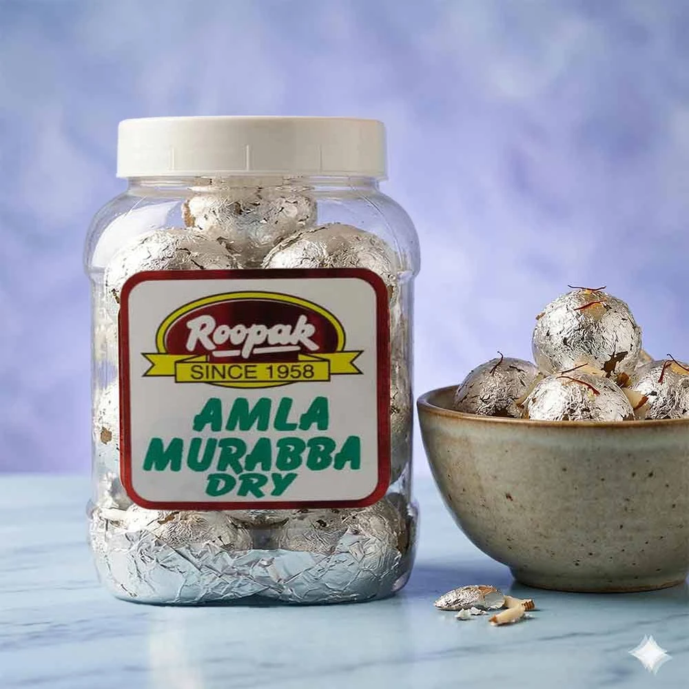 Amla Murabba Ladoo Silver